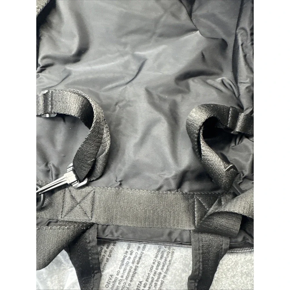 Skip Hop Mainframe Wide Open‎ Diaper Backpack Large Black Solid Nylon